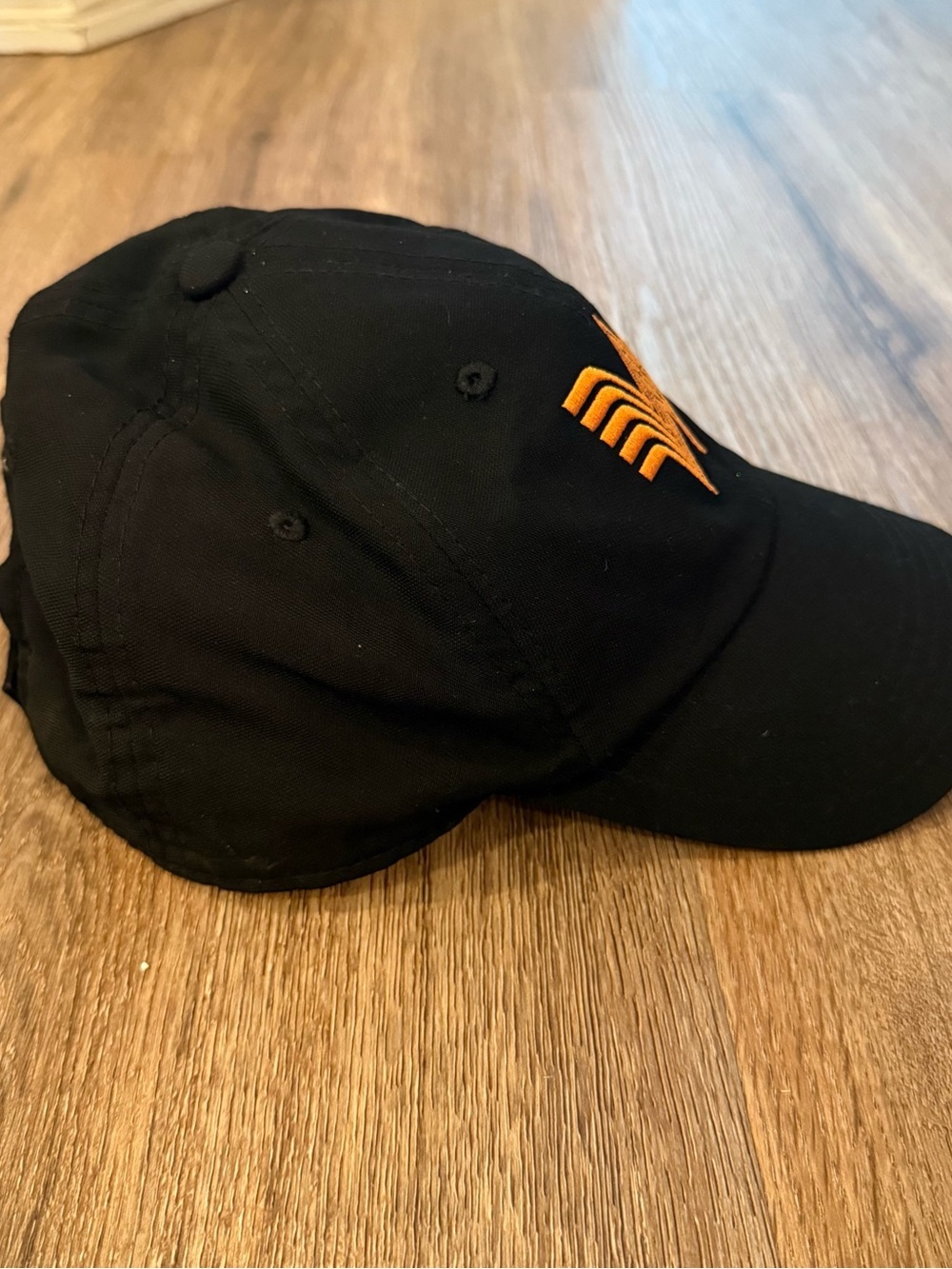 Whataburger Employee Hat Cap Black Orange Logo Adjustable OSFA Uniform Fast Food - Picture 2 of 5